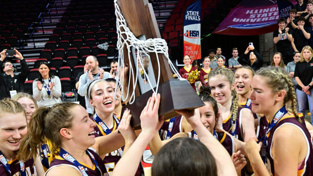 Loyola Academy Nazareth Academy Illinois 4A girls basketball championship March 2 2024 Tim Vizer 26415